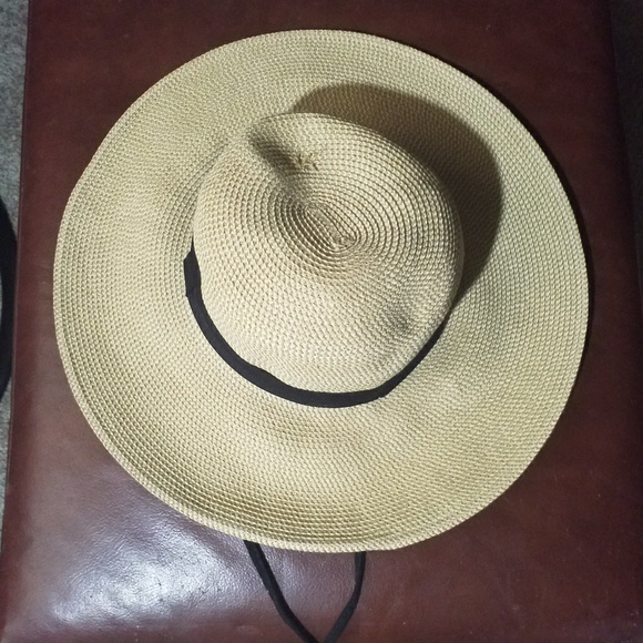 Womens woven sun hat - Picture 1 of 1